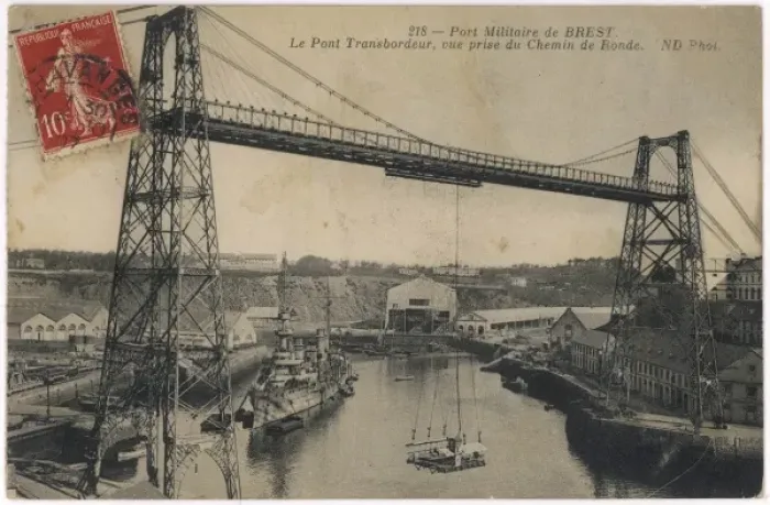 Framed Print : Brest Transporter Bridge Framed Print : Brest Transporter Bridge