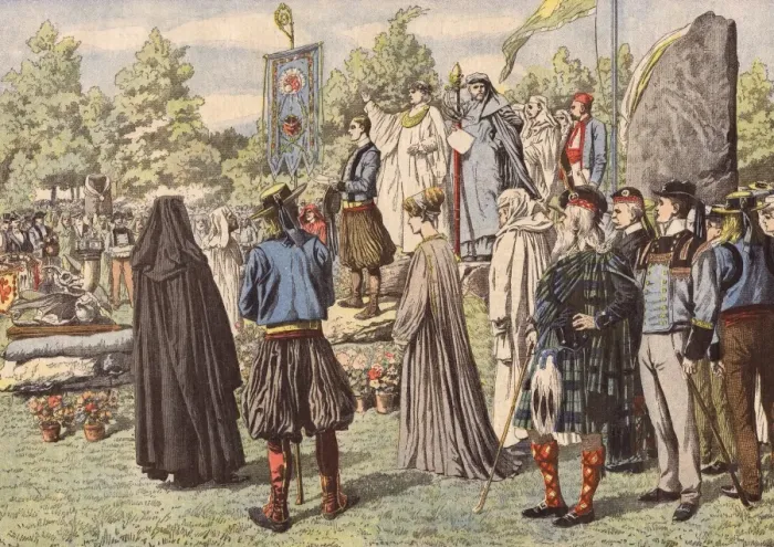 Framed Print : Breton Bardic Festival Framed Print : Breton Bardic Festival