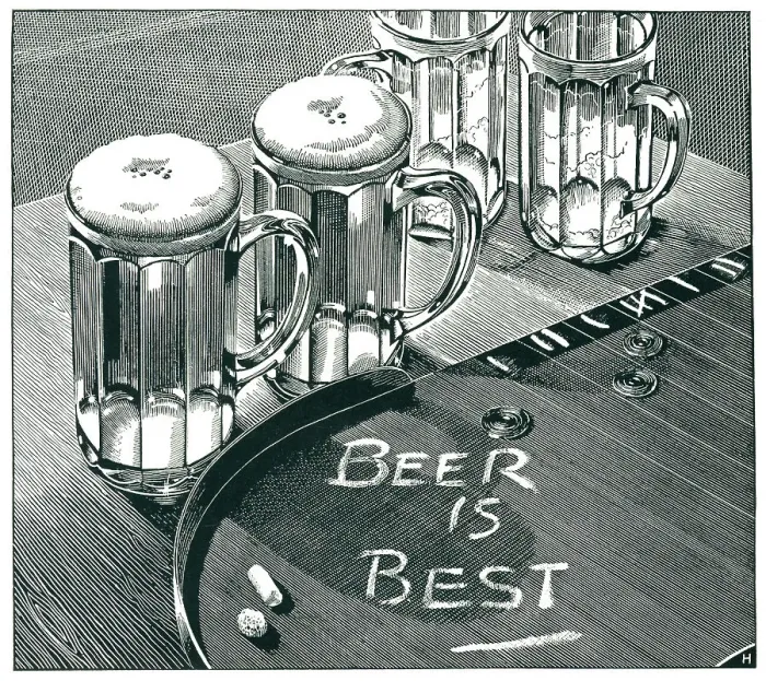 Framed Print : The Brewers Society Advertisement Illustration Framed Print : The Brewers Society Advertisement Illustration