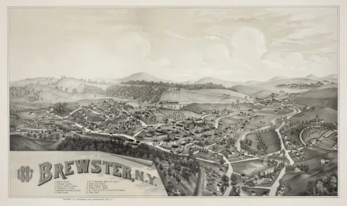 Framed Print : Brewster, N. Y Framed Print : Brewster, N. Y