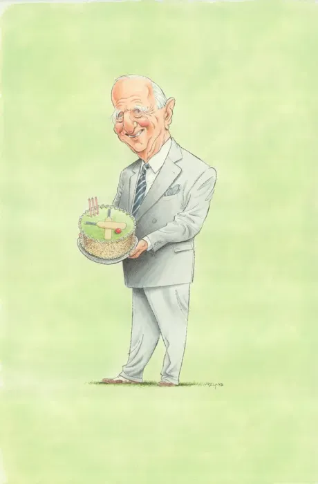 Framed Print : Brian Johnston - Cricket commentator Framed Print : Brian Johnston - Cricket commentator