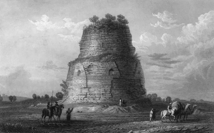 Framed Print : Brick Tower at Sarnath, Uttar Pradesh, India Framed Print : Brick Tower at Sarnath, Uttar Pradesh, India
