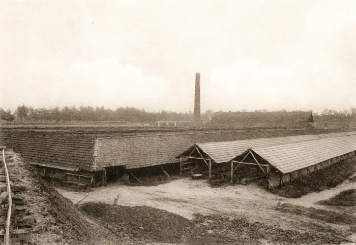 Framed Print : Brickworks at Merxplas Labour Colony, Belgium Framed Print : Brickworks at Merxplas Labour Colony, Belgium