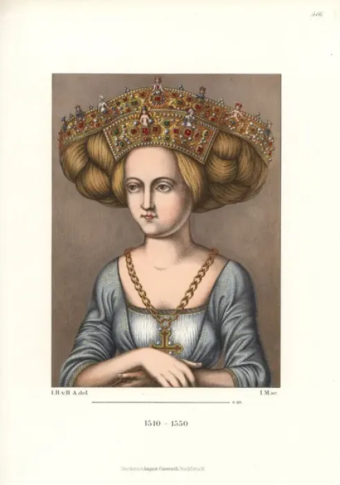 Framed Print : Bridal crown of a noble woman of Nuremburg, 16th century Framed Print : Bridal crown of a noble woman of Nuremburg, 16th century