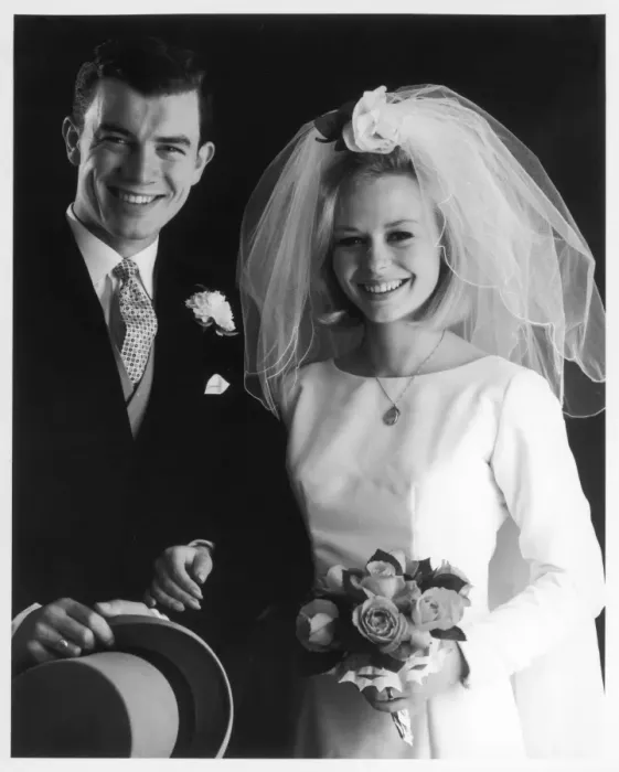 Framed Print : A Bride and Groom Framed Print : A Bride and Groom
