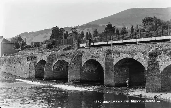 Framed Print : The Bridge at Abergavenny Framed Print : The Bridge at Abergavenny