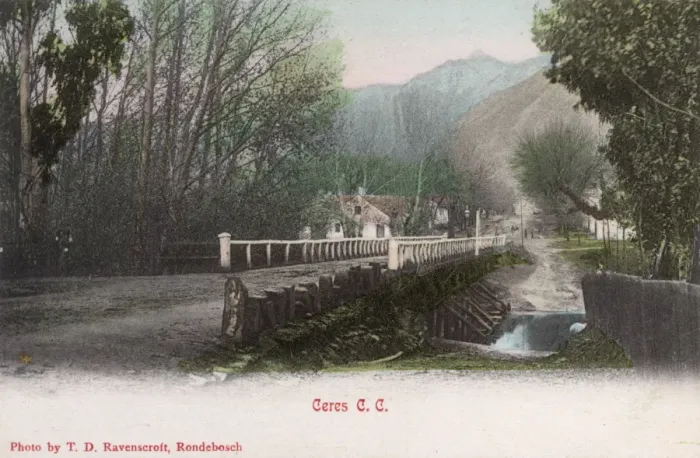 Framed Print : Bridge approaching Ceres, Cape Colony, South Africa Framed Print : Bridge approaching Ceres, Cape Colony, South Africa