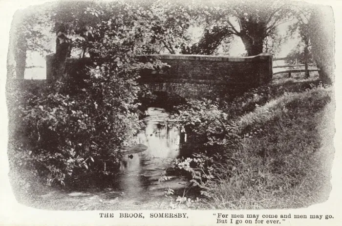 Framed Print : Bridge over the Brook - Somersby Framed Print : Bridge over the Brook - Somersby