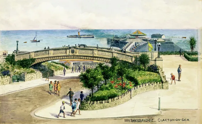 Framed Print : Bridge, Clacton on Sea, Essex Framed Print : Bridge, Clacton on Sea, Essex