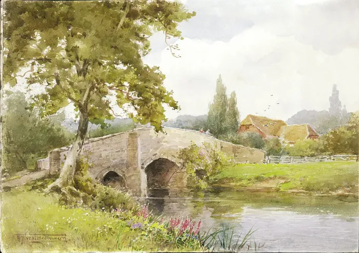 Framed Print : The Bridge, Fittleworth, Sussex Framed Print : The Bridge, Fittleworth, Sussex
