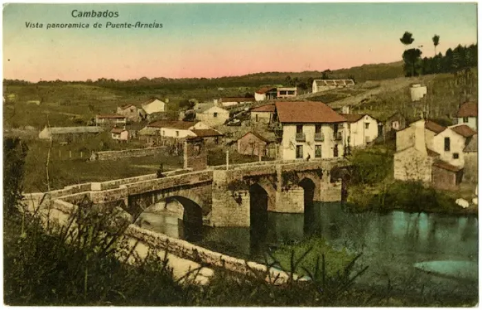 Framed Print : The Bridge over Lumia, Ribadumia, Pontevedra, Spain Framed Print : The Bridge over Lumia, Ribadumia, Pontevedra, Spain