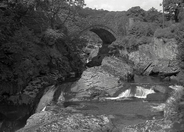 Bridge near Swallow Falls - the Rhaeadr Ewynnol, Wales