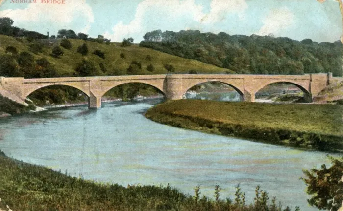 Framed Print : The Bridge, Norham, Northumberland