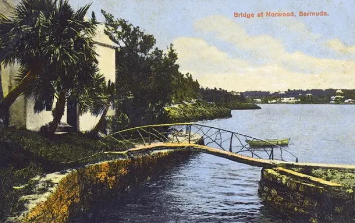 Framed Print : Bridge at Norwood, Bermuda - Atlantic Framed Print : Bridge at Norwood, Bermuda - Atlantic