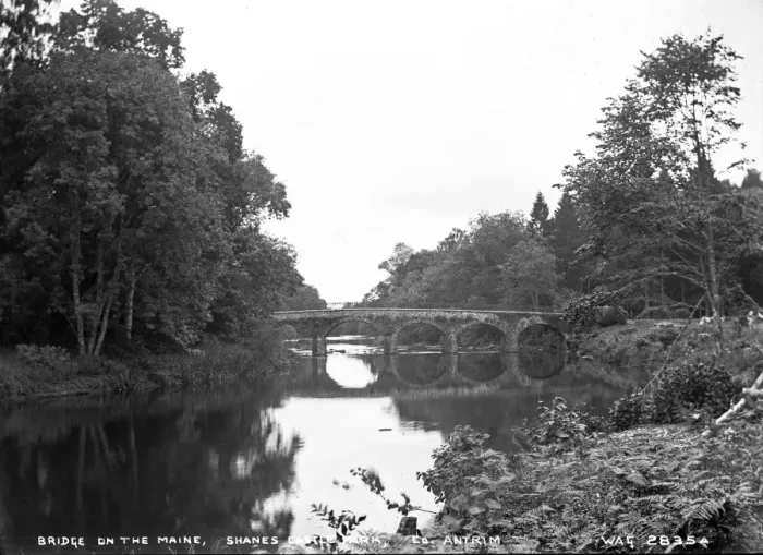 Framed Print : Bridge on the R. Maine, Shanes Castle Park, Co. Antrim