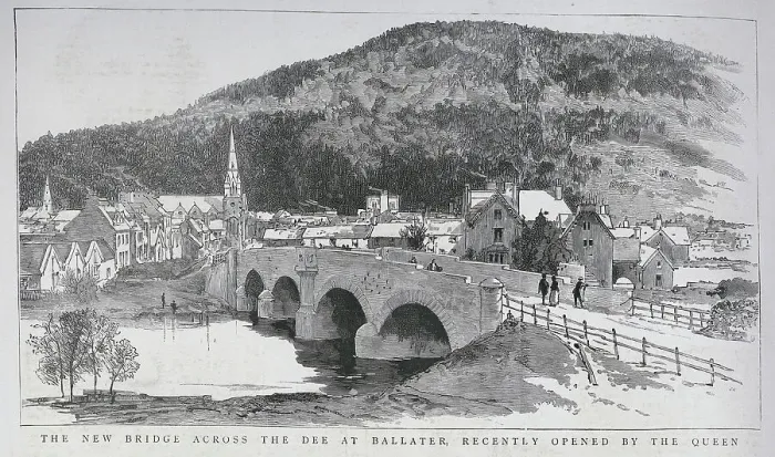Framed Print : Bridge over the River Dee, Ballater Framed Print : Bridge over the River Dee, Ballater