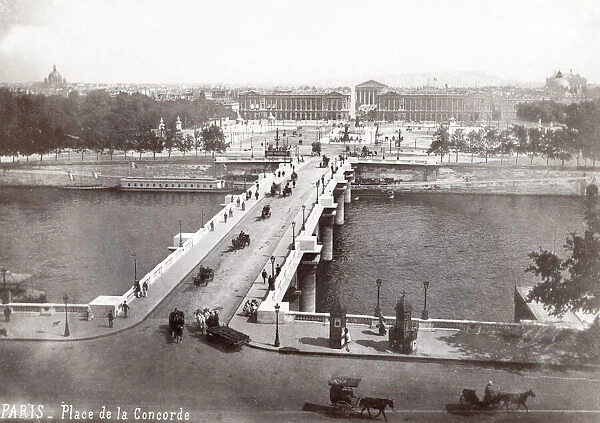 Bridge, River Seine, Place de la Concorde, Paris, France