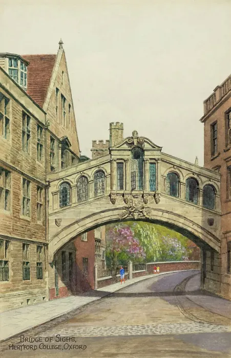 Framed Print : Bridge of Sighs, Hertford College, Oxford, Oxfordshire