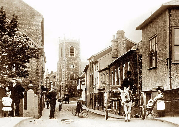 Bridge Street, Thetford, early 1900s