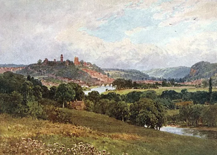 Framed Print : Bridgnorth / Severn / Salop Framed Print : Bridgnorth / Severn / Salop