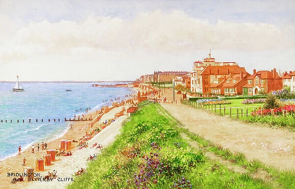 Bridlington, North Yorkshire, viewed from Sewerby Cliffs