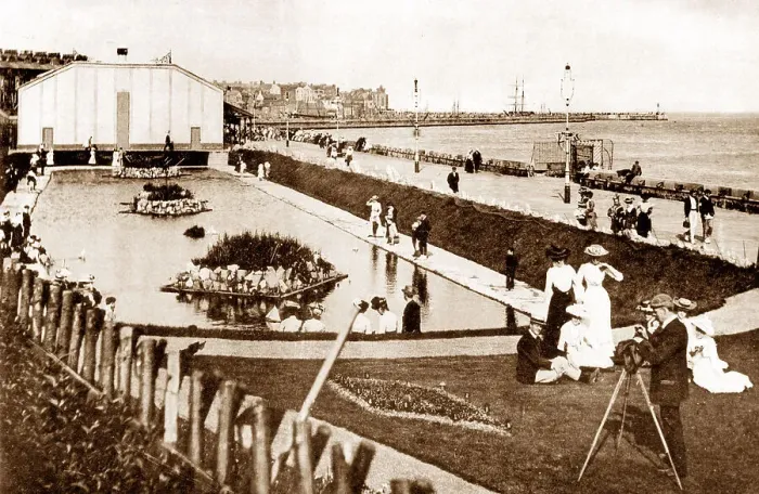 Framed Print : Bridlington The Spa early 1900s Framed Print : Bridlington The Spa early 1900s