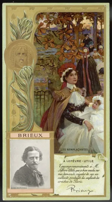 Framed Print : Brieux / Trade Card Framed Print : Brieux / Trade Card