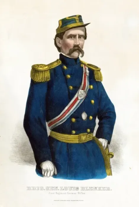 Framed Print : Brigadier General Louis Blenker Framed Print : Brigadier General Louis Blenker