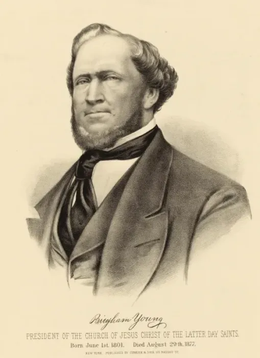 Framed Print : Brigham Young Framed Print : Brigham Young