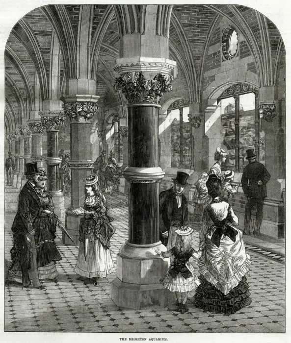 Framed Print : Brighton Aquarium 1872 Framed Print : Brighton Aquarium 1872