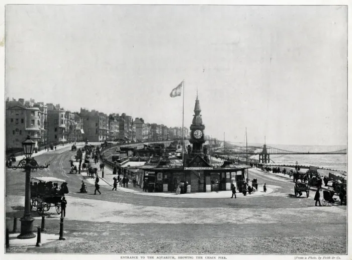 Framed Print : Brighton, Aquarium 1895 Framed Print : Brighton, Aquarium 1895