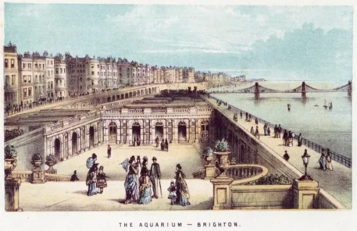 Framed Print : Brighton / Aquarium Ext Framed Print : Brighton / Aquarium Ext