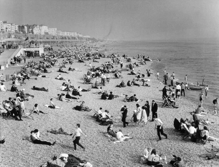 Framed Print : On Brighton Beach Framed Print : On Brighton Beach