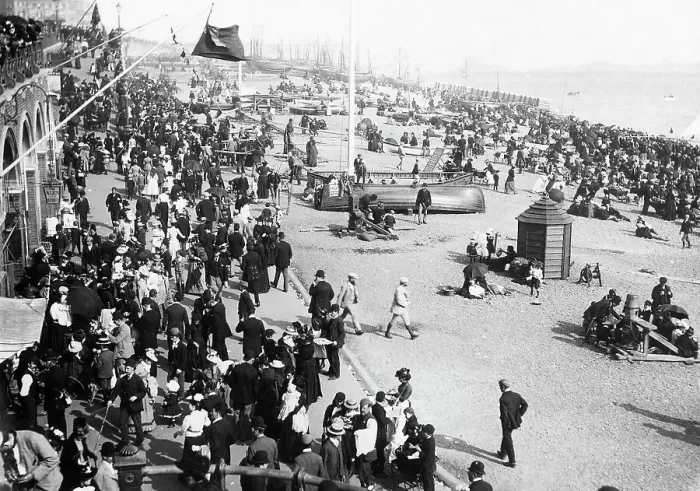 Framed Print : Brighton beach by GB Framed Print : Brighton beach by GB