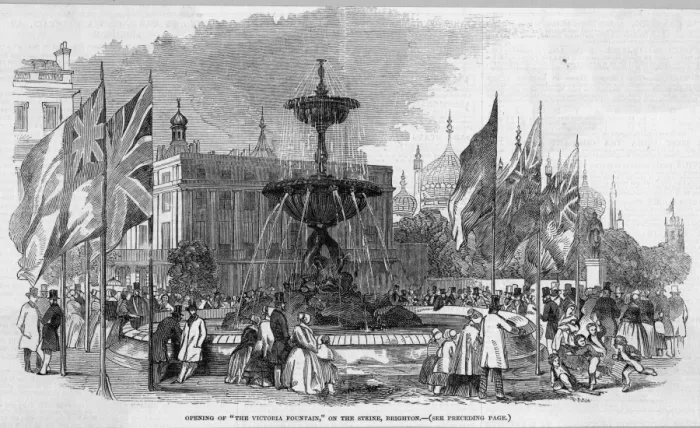 Framed Print : Brighton Fountain Framed Print : Brighton Fountain