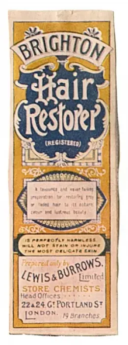 Framed Print : Brighton Hair Restorer Framed Print : Brighton Hair Restorer