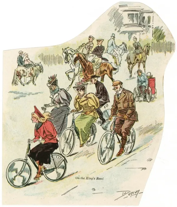 Framed Print : Brighton  /  Kings Rd 1899