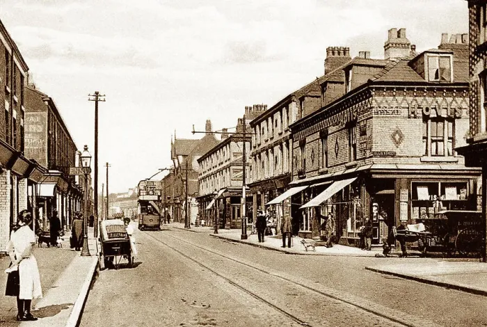Framed Print : Brighton Street, Seacombe, early 1900s Framed Print : Brighton Street, Seacombe, early 1900s