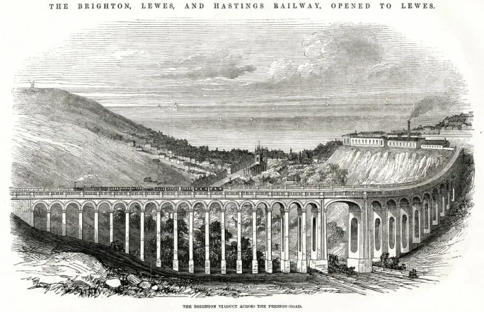 Framed Print : BRIGHTON VIADUCT Framed Print : BRIGHTON VIADUCT