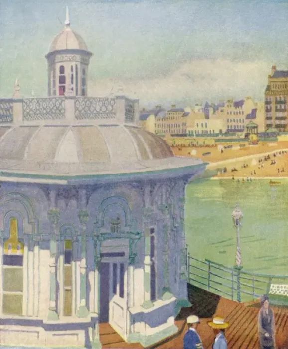 Framed Print : Brighton / West Pier 1919 Framed Print : Brighton / West Pier 1919