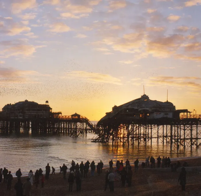 Framed Print : Brighton West Pier - Sunset Framed Print : Brighton West Pier - Sunset