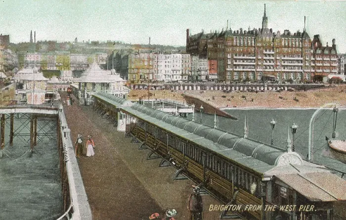 Framed Print : Brighton from the West Pier, Sussex Framed Print : Brighton from the West Pier, Sussex