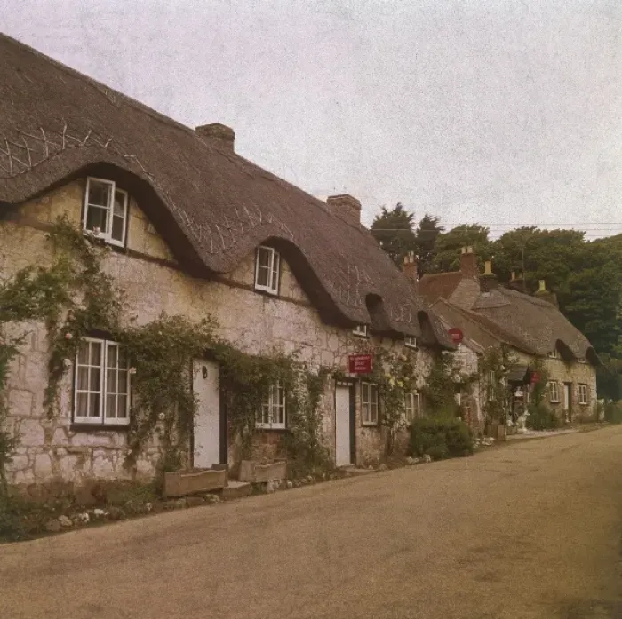Framed Print : Brightstone Cottages Framed Print : Brightstone Cottages