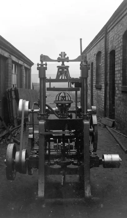 Framed Print : Brim making machine Framed Print : Brim making machine
