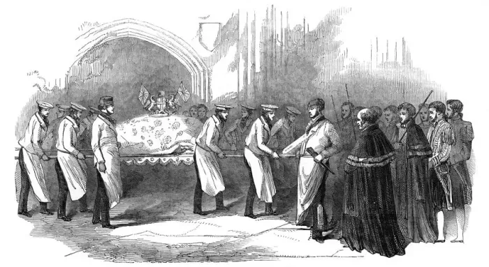 Framed Print : Bringing in a baron of beef at the Lord Mayors Show, 1847 Framed Print : Bringing in a baron of beef at the Lord Mayors Show, 1847
