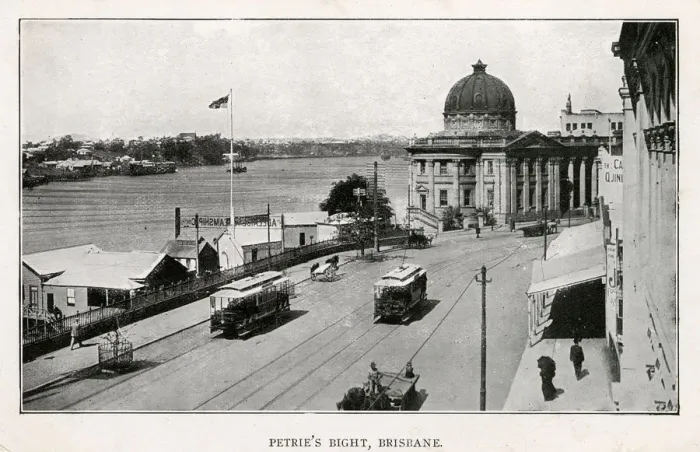 Framed Print : Brisbane, Queensland, Australia, Petrie Bight, Customs House Framed Print : Brisbane, Queensland, Australia, Petrie Bight, Customs House