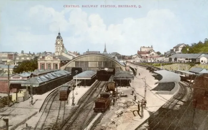 Framed Print : Brisbane Railway Station Framed Print : Brisbane Railway Station