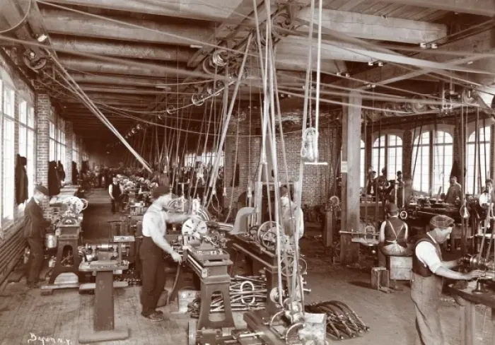 Framed Print : Brisben-Walker motor factory Framed Print : Brisben-Walker motor factory