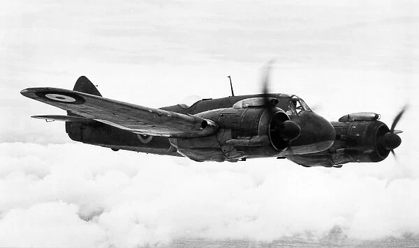 Bristol 156 Beaufighter IC (forward view, flying)