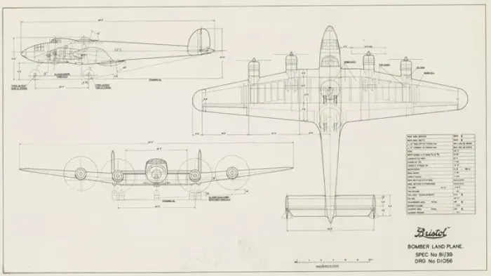 Framed Print : Bristol 159 Heavy Bomber study to Spec B1 / 39 Framed Print : Bristol 159 Heavy Bomber study to Spec B1 / 39